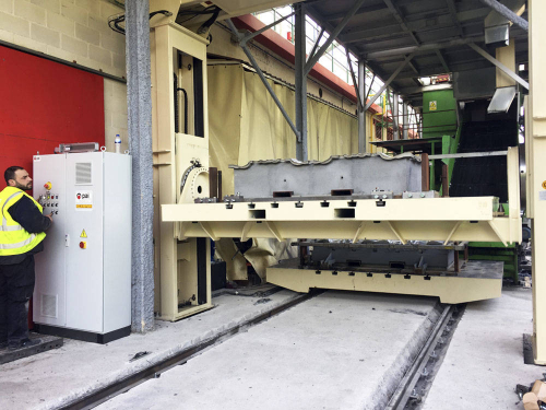 Zařízení pro dělení a servis forem a lisovacích nástrojů