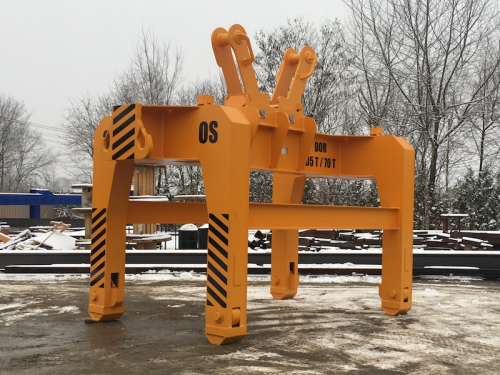 Mechanické kleště na opěrné válce