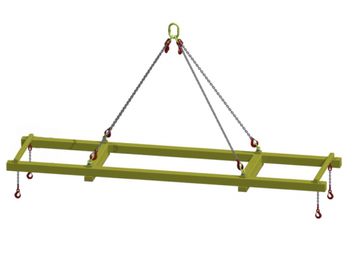 Frame lifting beam