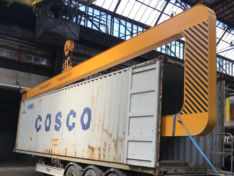 Chooks for container unloading According to device type products catalogue