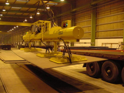 Vakuumheber für den Transport von Blechech