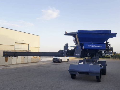 Vozidlo pro distribuci betonu<br />kolové vozidlo schopné přepravovat beton
