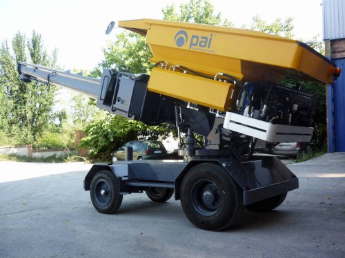 Vozidlo pro distribuci betonu<br />Přeprava betonu