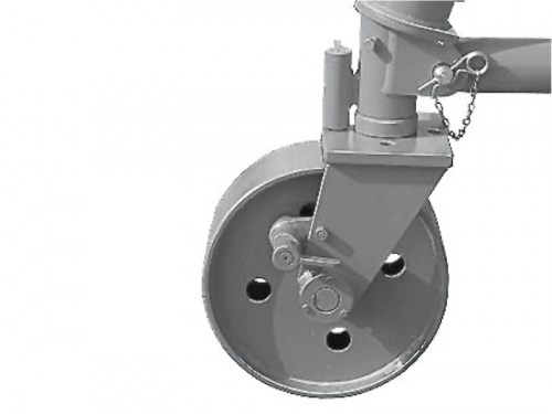 Mobilný dielenský portálový žeriav | Conncept.cz<br>Mobilný dielenský portálový žeriav - oceľové koleso