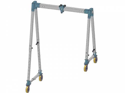 Mobilný dielenský portálový žeriav | Conncept.cz<br>Mobilný dielenský portálový žeriav | Conncept.cz