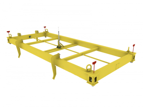 Mechanical container spreader