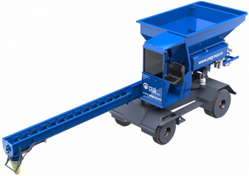 Mobile beton verteilermaschine